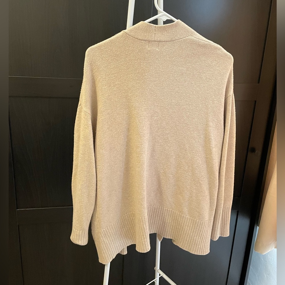 Tan cardigan